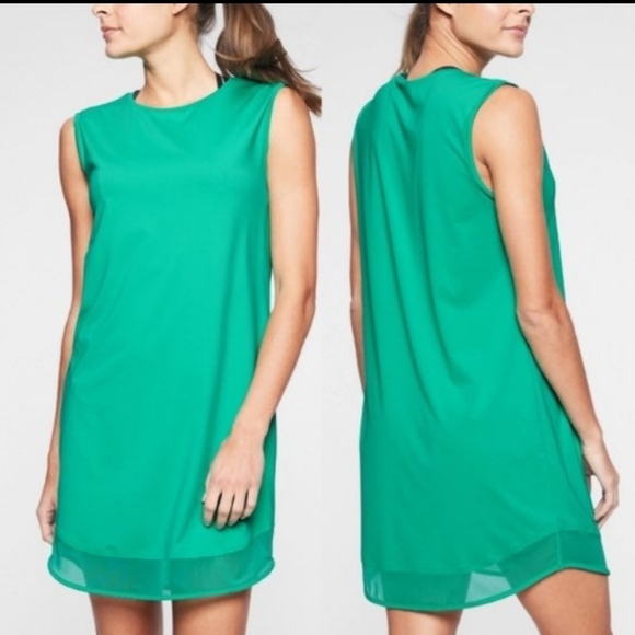 Athleta Dresses & Skirts - Athleta Sunlover high teal UPF dress Like New XSmall